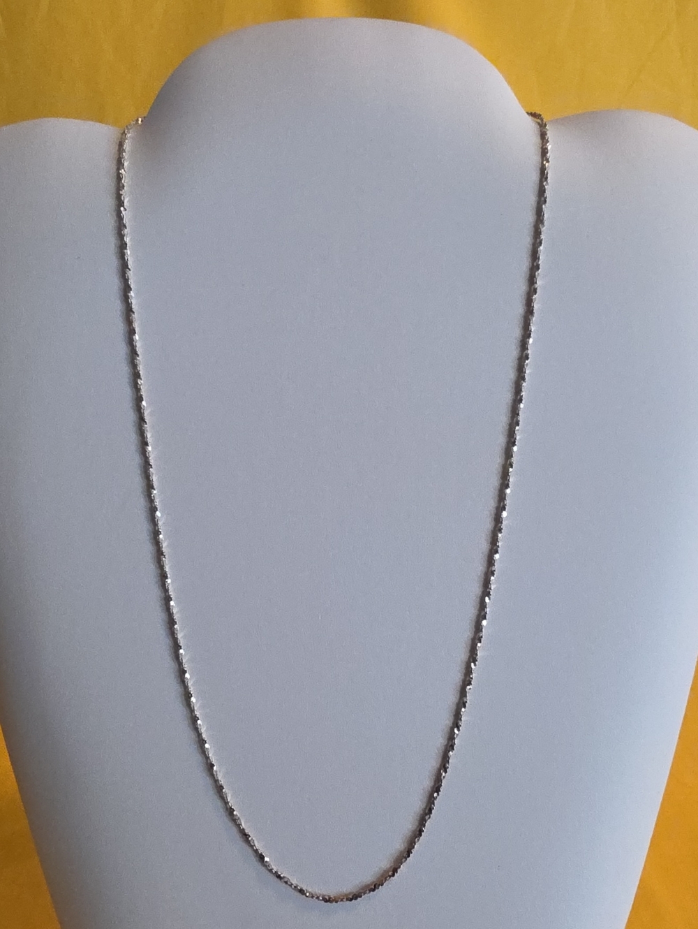 Sterling Silver Italy ▪︎ Twisted Rope Chain Necklace ▪︎ Very Pretty! 📿